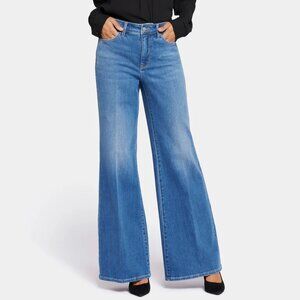 NYDJ Mia Palazzo Jeans Fairmont Blue Flare Jeans